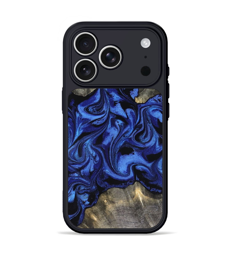 iPhone 17 Pro Wood Phone Case - Atharv (Blue, 816521)