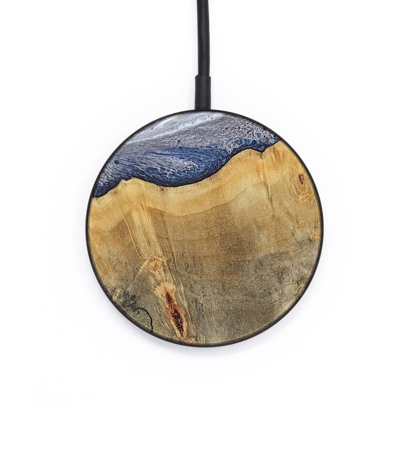 Circle Wood Wireless Charger - Shante (Blue, 816522)