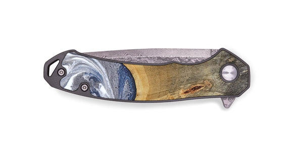 EDC Wood Pocket Knife - Shante (Blue, 816522)