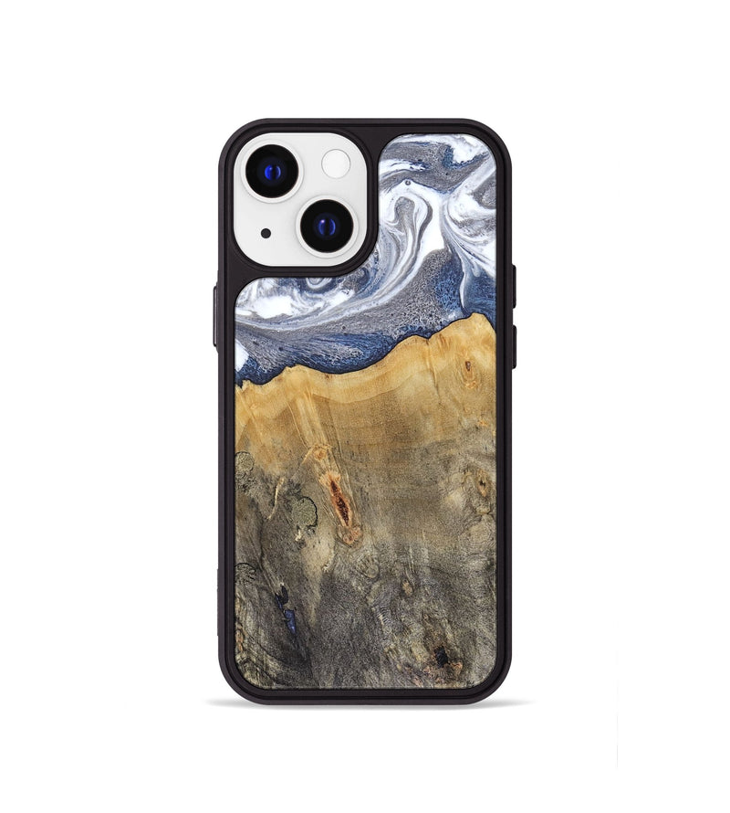 iPhone 13 mini Wood Phone Case - Shante (Blue, 816522)