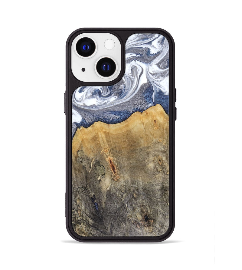 iPhone 13 Wood Phone Case - Shante (Blue, 816522)