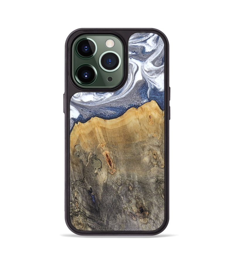 iPhone 13 Pro Wood Phone Case - Shante (Blue, 816522)