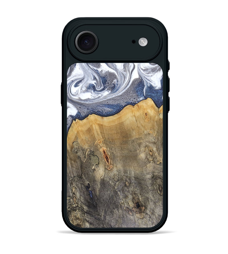 iPhone 17 Air Wood Phone Case - Shante (Blue, 816522)