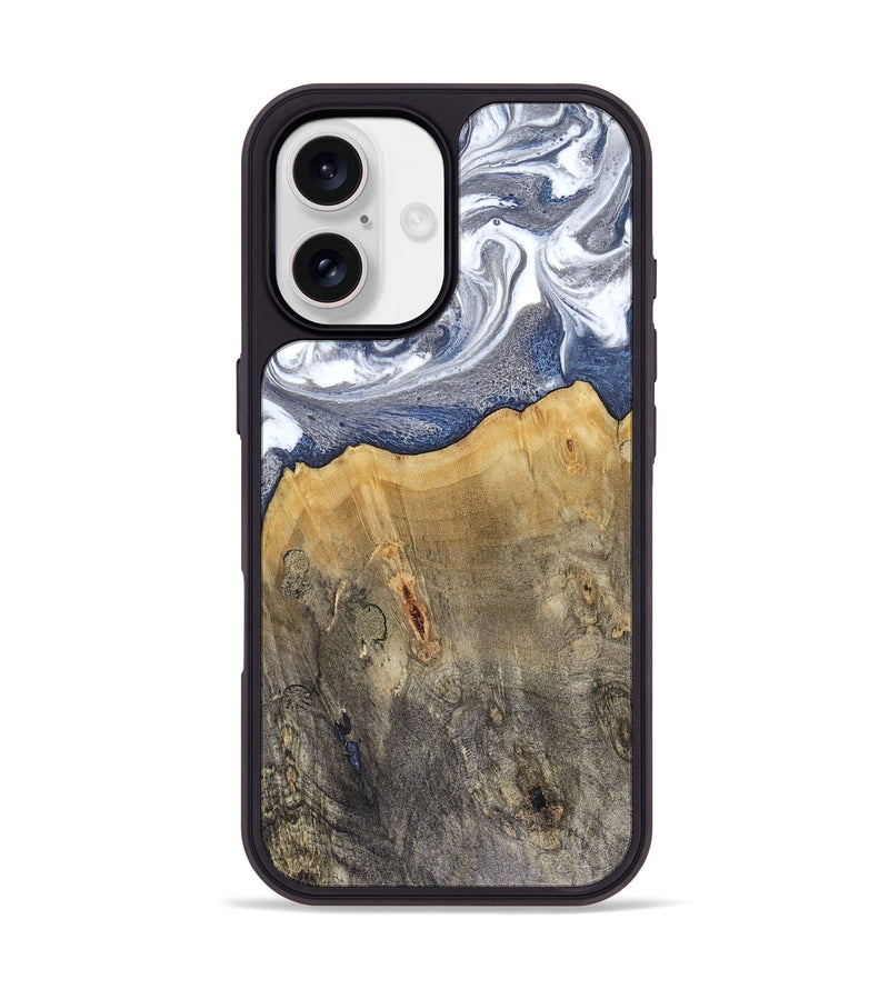 iPhone 17 Wood Phone Case - Shante (Blue, 816522)