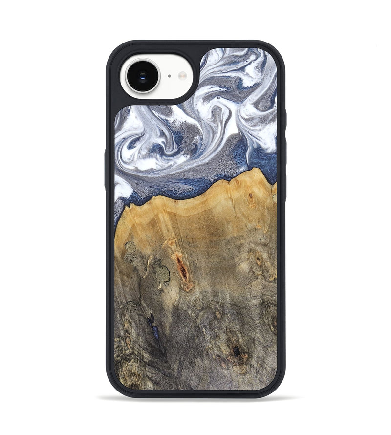 iPhone 17e Wood Phone Case - Shante (Blue, 816522)