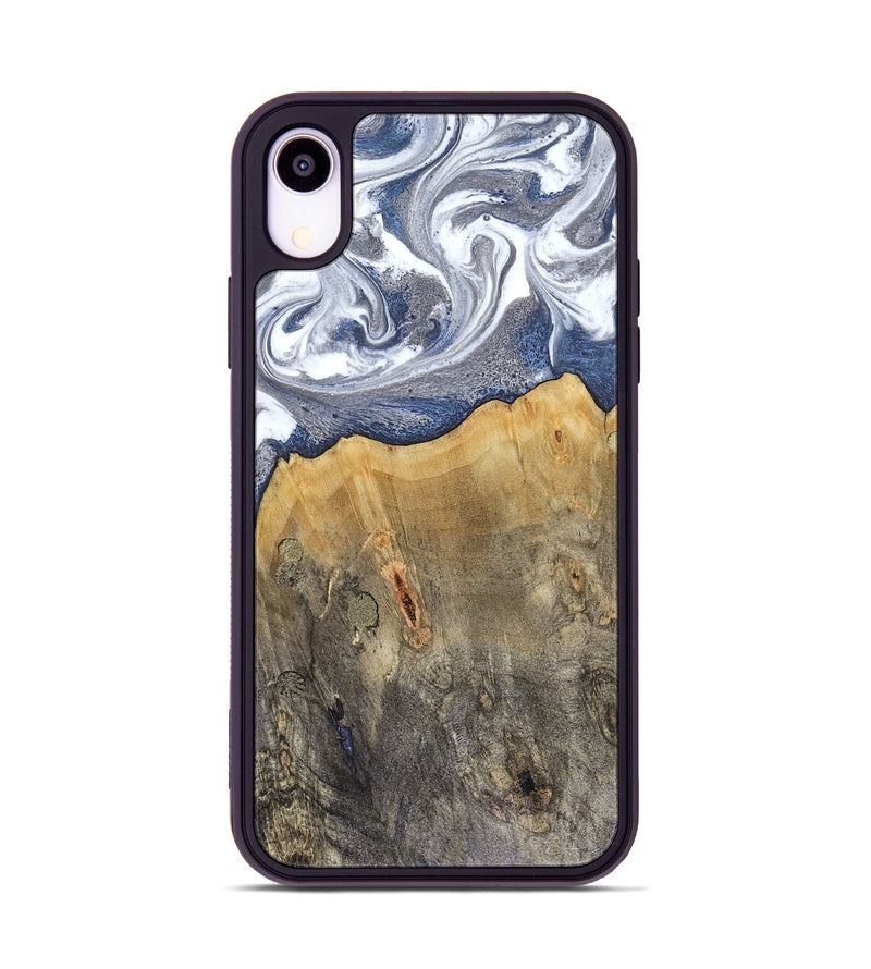 iPhone Xr Wood Phone Case - Shante (Blue, 816522)