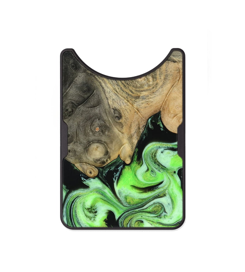 Alloy Wood Wallet - Dash (Green, 816527)