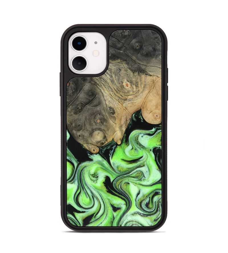 iPhone 11 Wood Phone Case - Dash (Green, 816527)