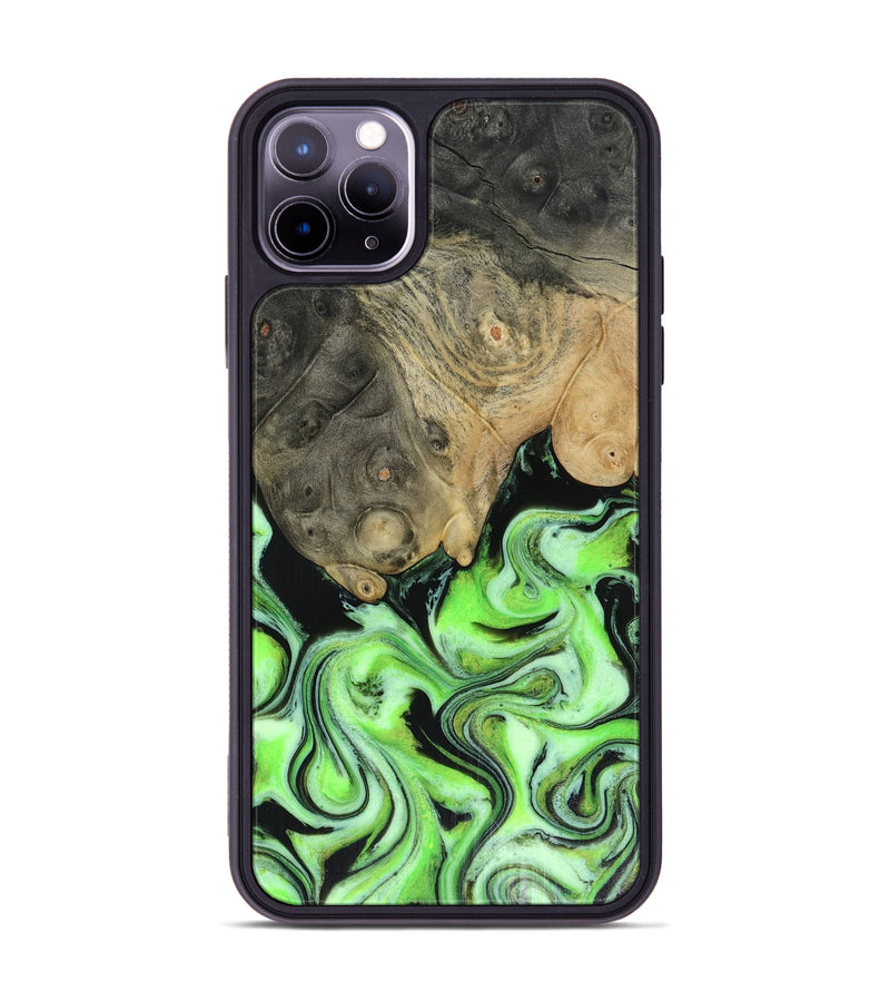 iPhone 11 Pro Max Wood Phone Case - Dash (Green, 816527)