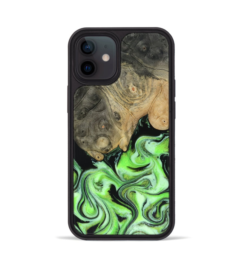 iPhone 12 Wood Phone Case - Dash (Green, 816527)