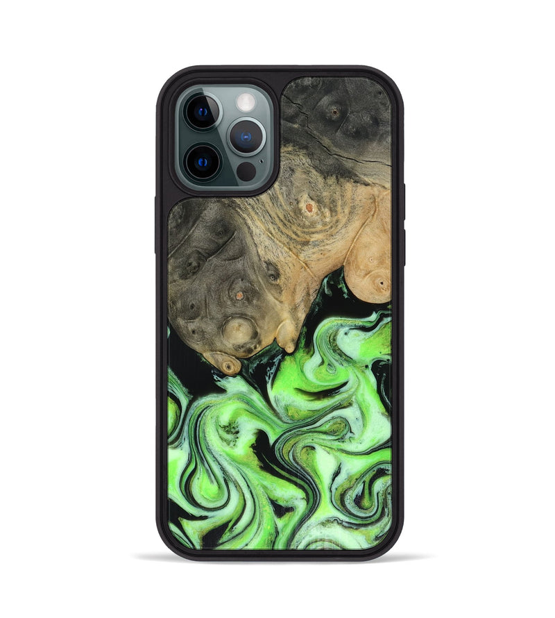iPhone 12 Pro Wood Phone Case - Dash (Green, 816527)
