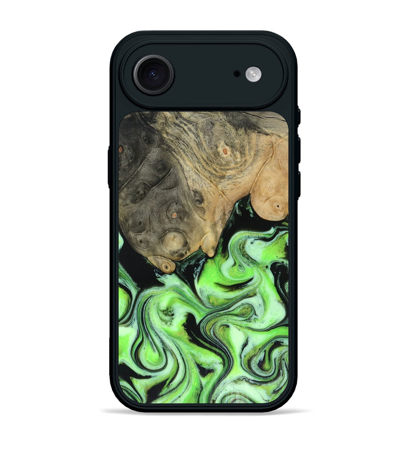 iPhone 17 Air Wood Phone Case - Dash (Green, 816527)