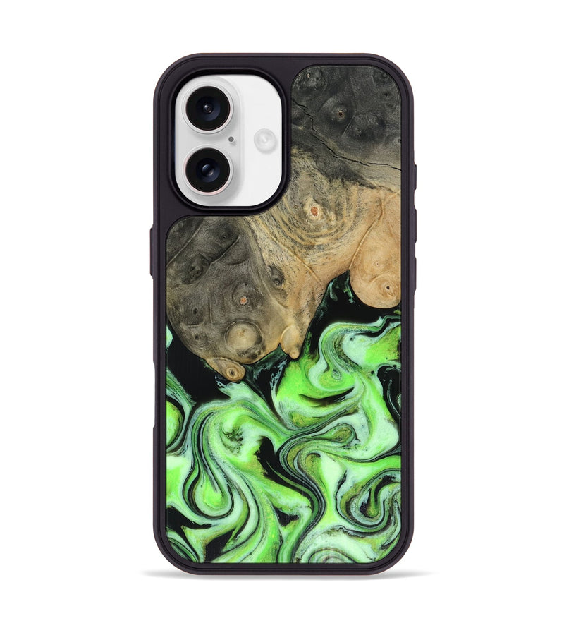 iPhone 17 Wood Phone Case - Dash (Green, 816527)