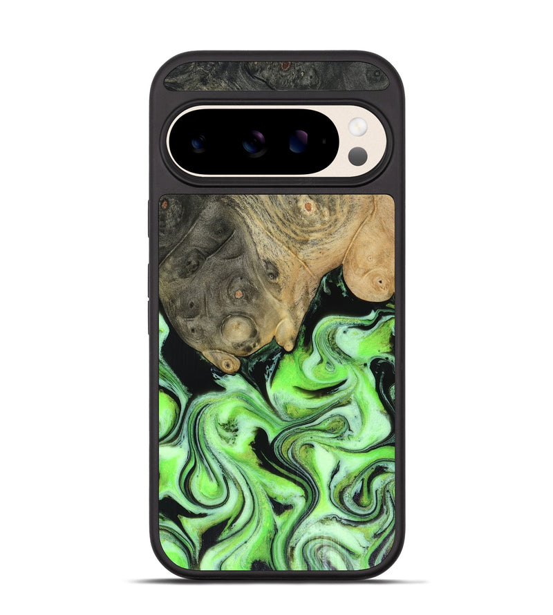 Pixel 10 Wood Phone Case - Dash (Green, 816527)