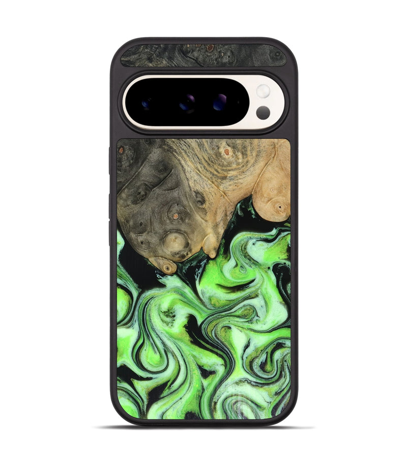 Pixel 9 Wood Phone Case - Dash (Green, 816527)