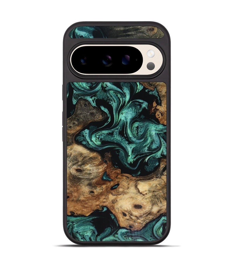 Pixel 10 Wood Phone Case - Konner (Green, 816528)