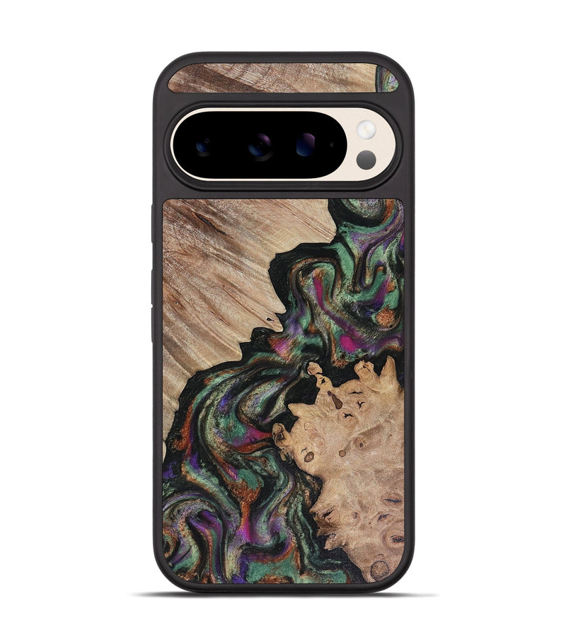 Pixel 10 Pro Wood Phone Case - Jadon (Green, 816529)