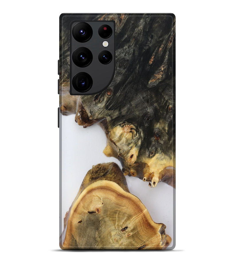 Galaxy S22 Ultra Wood Live Edge Phone Case - Renae (Clear, 816570)