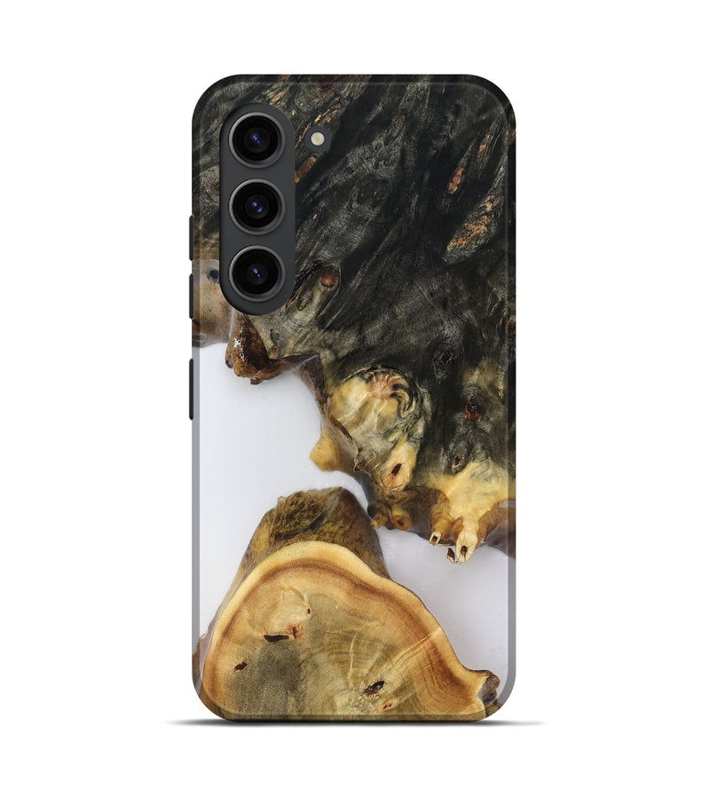 Galaxy S23 Wood Live Edge Phone Case - Renae (Clear, 816570)