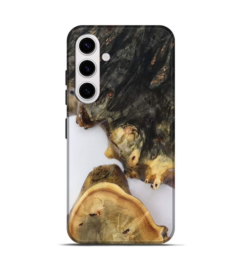 Galaxy S25 Wood Live Edge Phone Case - Renae (Clear, 816570)