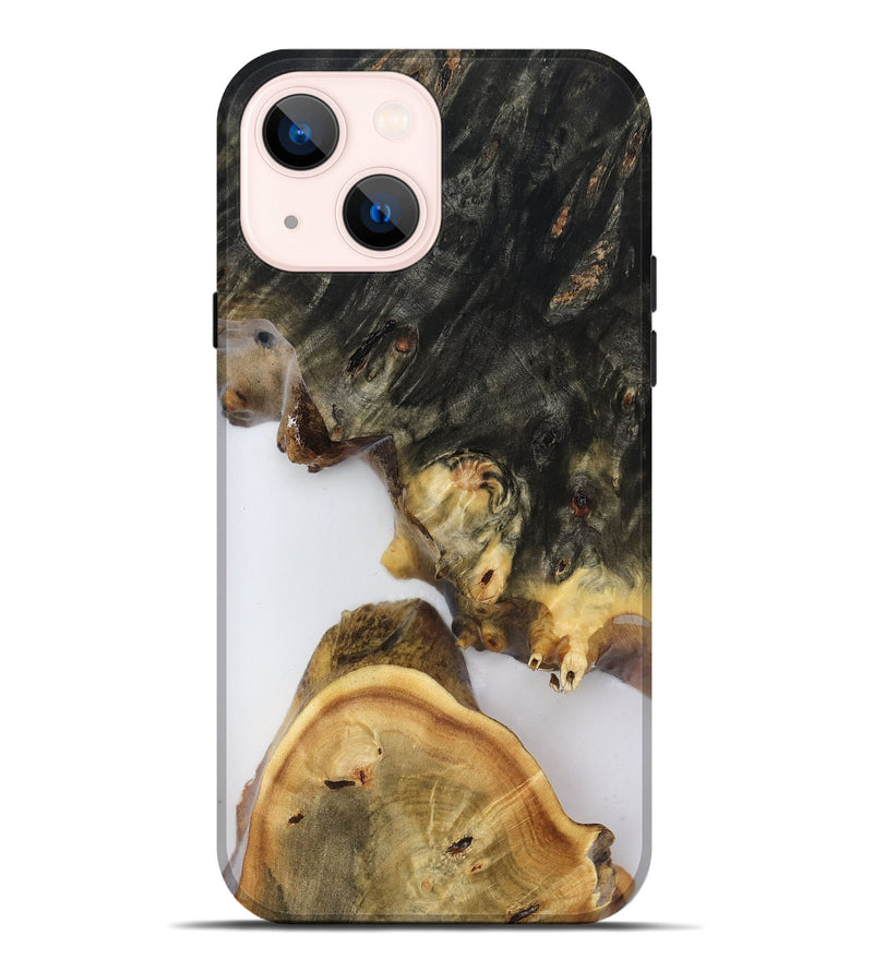 iPhone 14 Plus Wood Live Edge Phone Case - Renae (Clear, 816570)