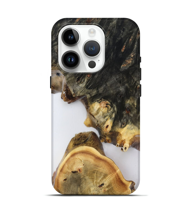 iPhone 15 Pro Wood Live Edge Phone Case - Renae (Clear, 816570)