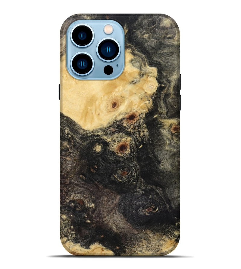 iPhone 14 Pro Max Wood Live Edge Phone Case - Melvin (Wood Burl, 816580)