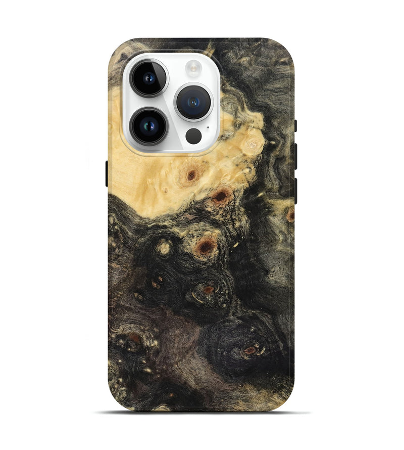 iPhone 15 Pro Wood Live Edge Phone Case - Melvin (Wood Burl, 816580)