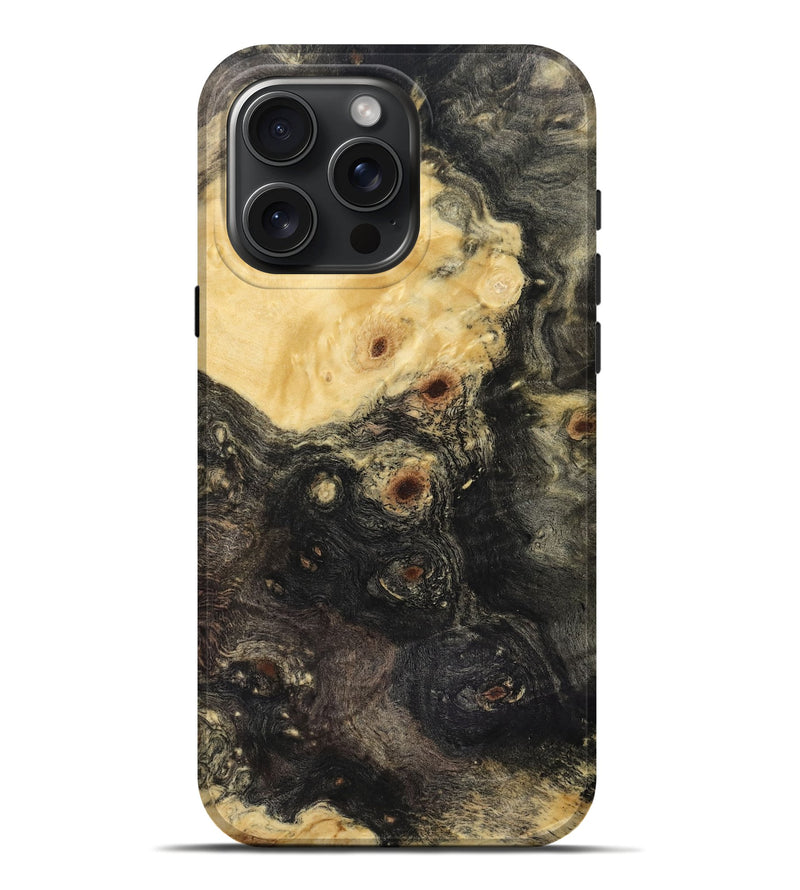 iPhone 16 Pro Max Wood Live Edge Phone Case - Melvin (Wood Burl, 816580)
