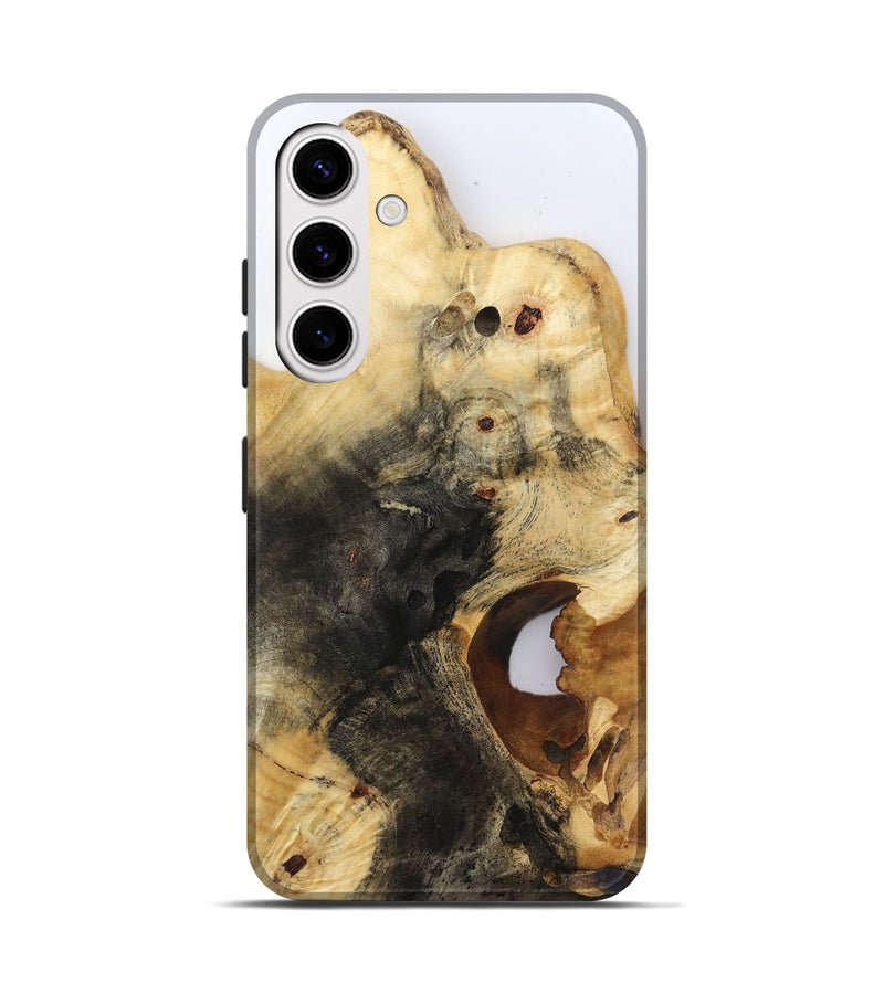Galaxy S25 Wood Live Edge Phone Case - Isamar (Clear, 816582)