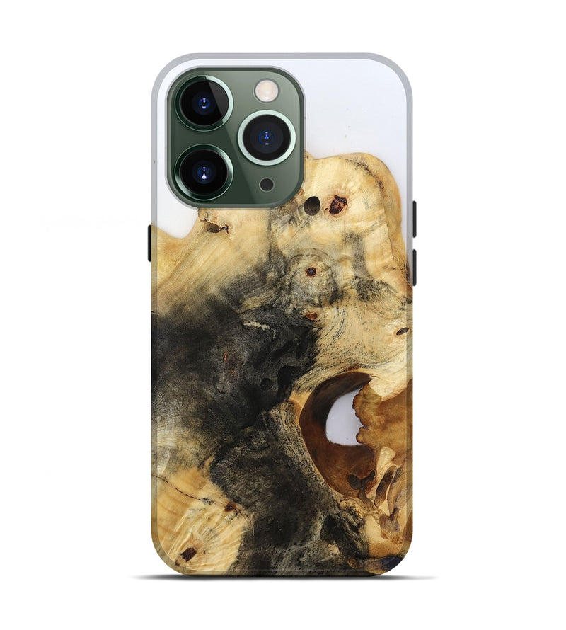 iPhone 13 Pro Wood Live Edge Phone Case - Isamar (Clear, 816582)