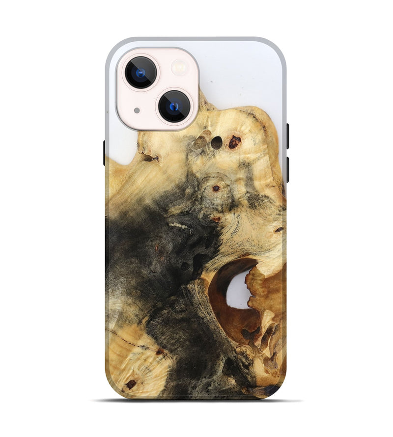 iPhone 14 Wood Live Edge Phone Case - Isamar (Clear, 816582)