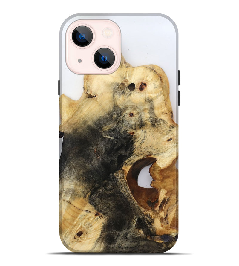 iPhone 14 Plus Wood Live Edge Phone Case - Isamar (Clear, 816582)