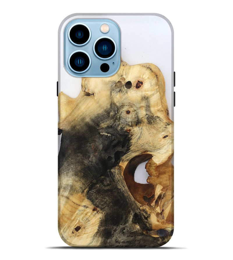 iPhone 14 Pro Max Wood Live Edge Phone Case - Isamar (Clear, 816582)