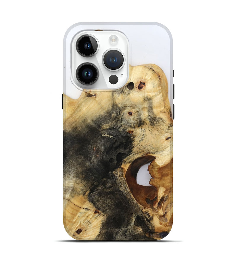 iPhone 15 Pro Wood Live Edge Phone Case - Isamar (Clear, 816582)