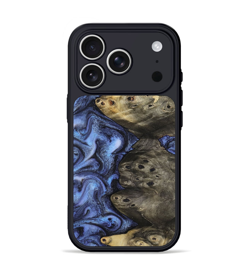 iPhone 17 Pro Wood Phone Case - Erick (Blue, 816596)