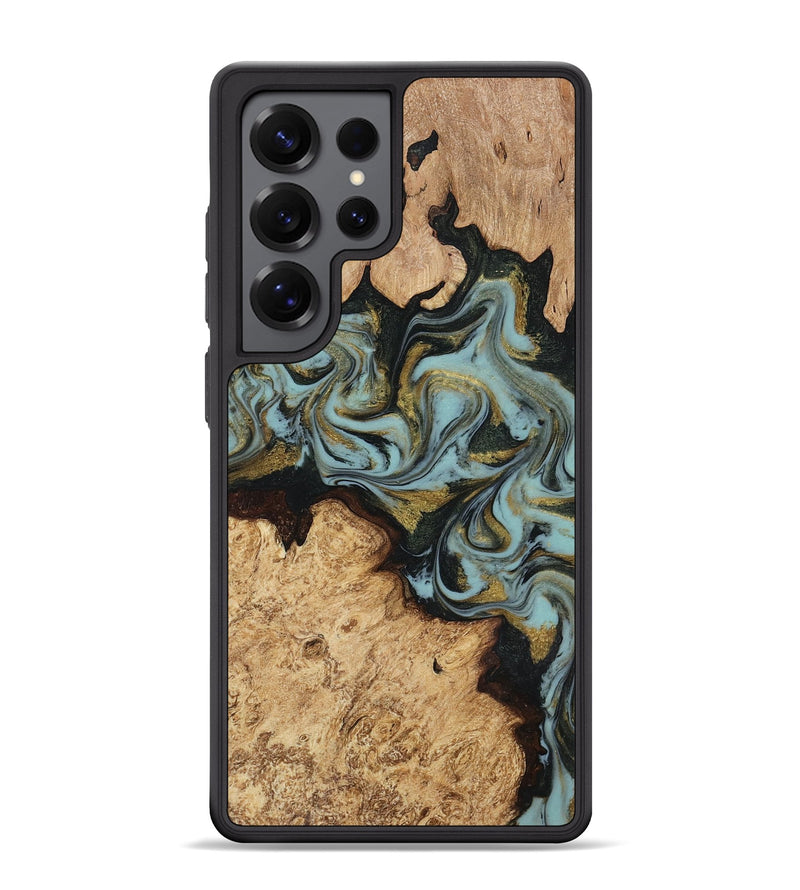 Galaxy S25 Ultra Wood Phone Case - Porsha (Green, 816598)