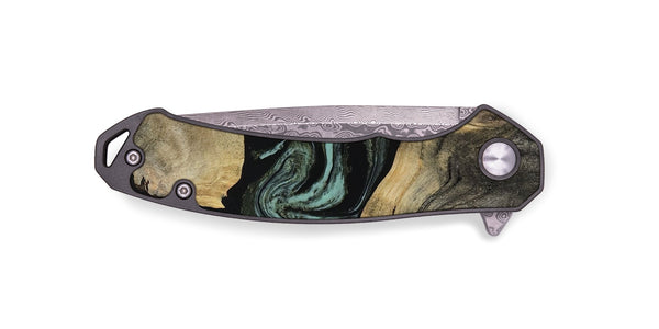 EDC Wood Pocket Knife - Pamala (Green, 816600)