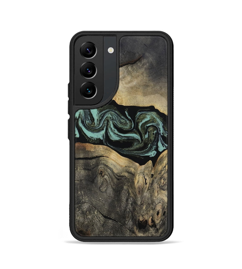 Galaxy S22 Wood Phone Case - Pamala (Green, 816600)