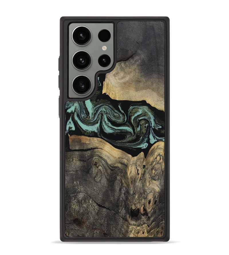 Galaxy S23 Ultra Wood Phone Case - Pamala (Green, 816600)