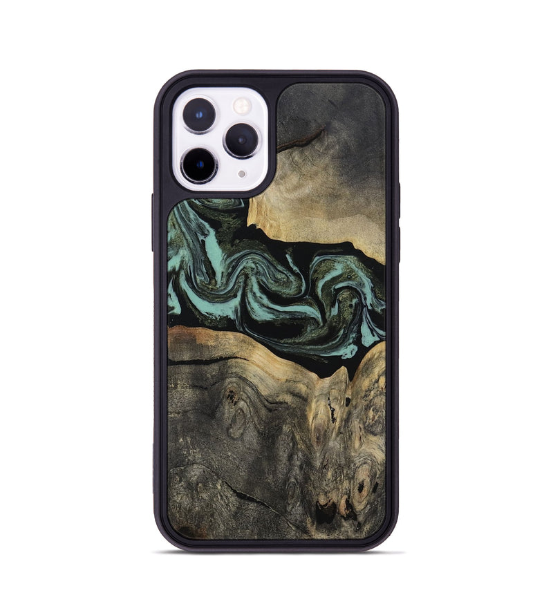 iPhone 11 Pro Wood Phone Case - Pamala (Green, 816600)