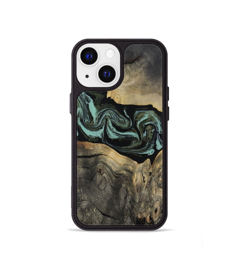 iPhone 13 mini Wood Phone Case - Pamala (Green, 816600)