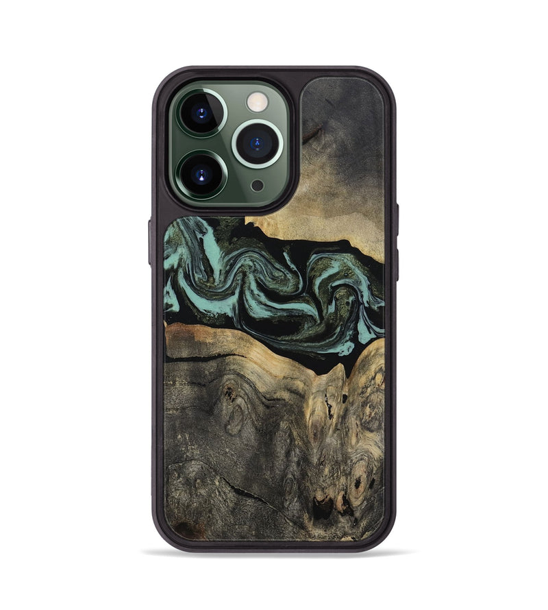 iPhone 13 Pro Wood Phone Case - Pamala (Green, 816600)