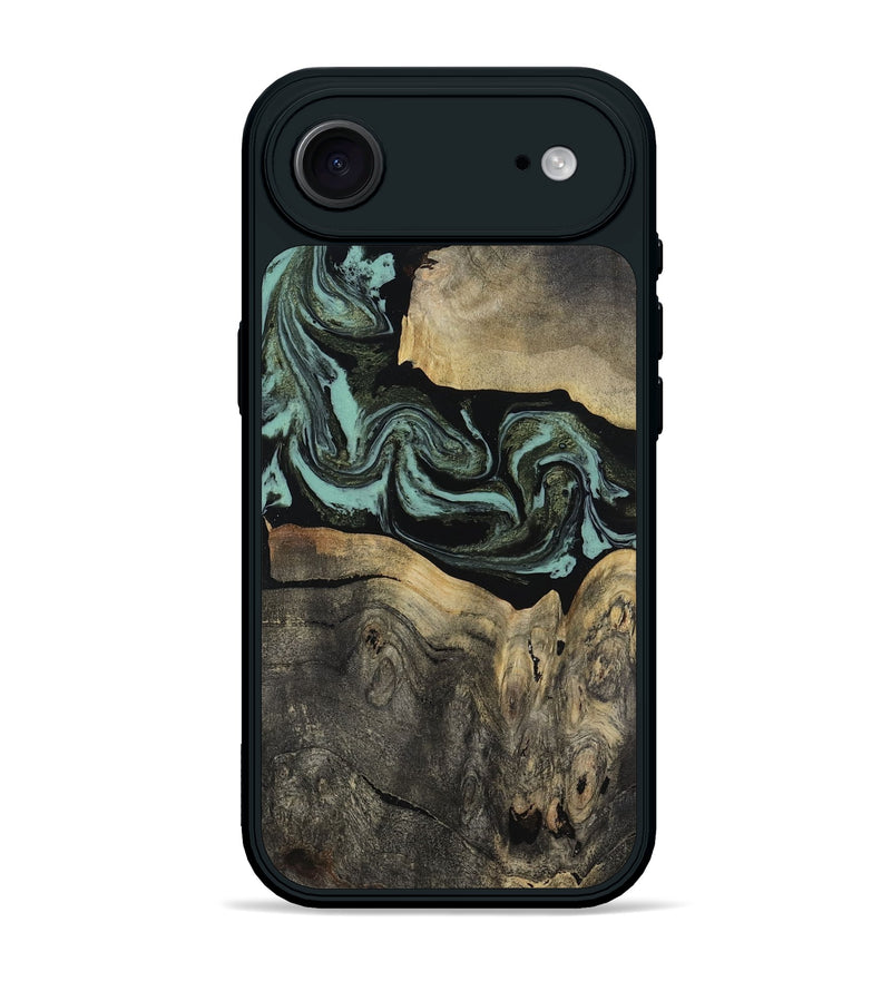 iPhone 17 Air Wood Phone Case - Pamala (Green, 816600)