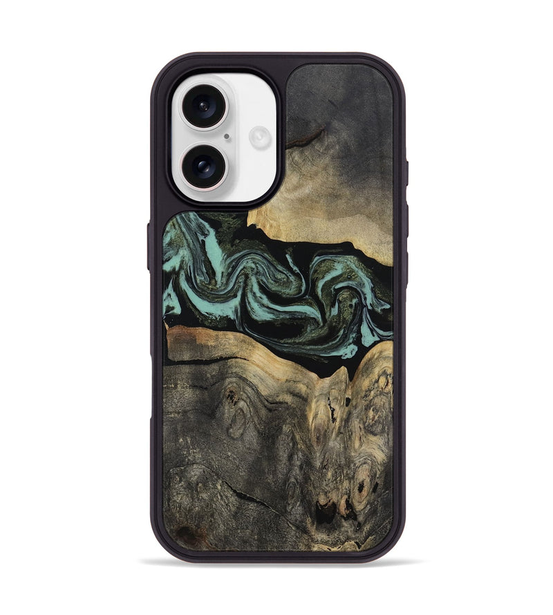 iPhone 17 Wood Phone Case - Pamala (Green, 816600)