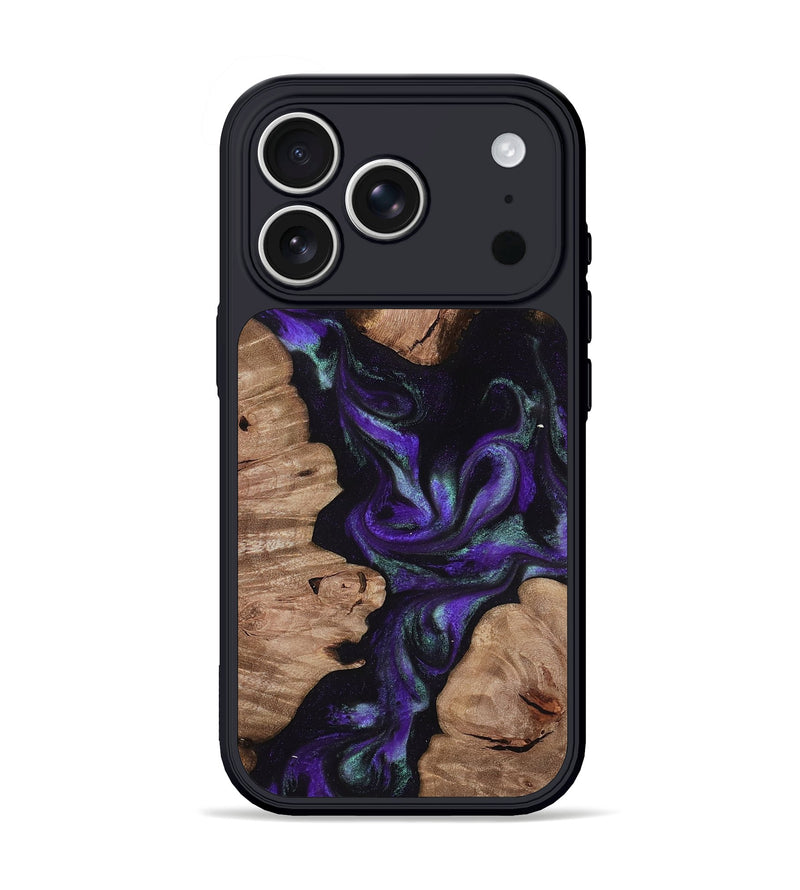iPhone 17 Pro Wood Phone Case - Gillian (Purple, 816609)