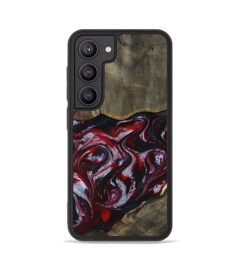Galaxy S23 Wood Phone Case - Royalty (Red, 816612)