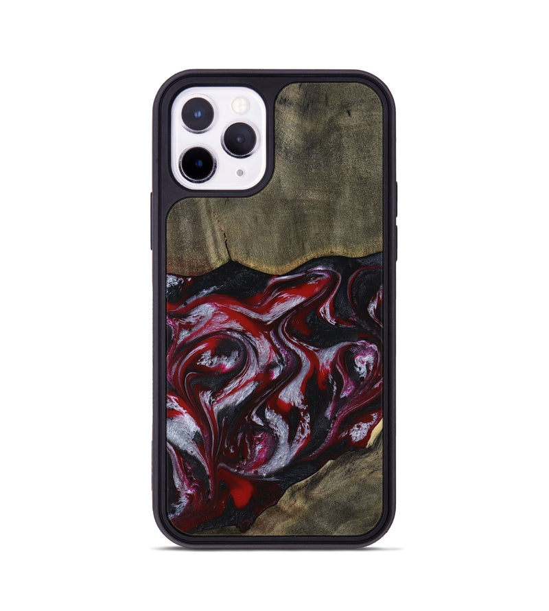 iPhone 11 Pro Wood Phone Case - Royalty (Red, 816612)