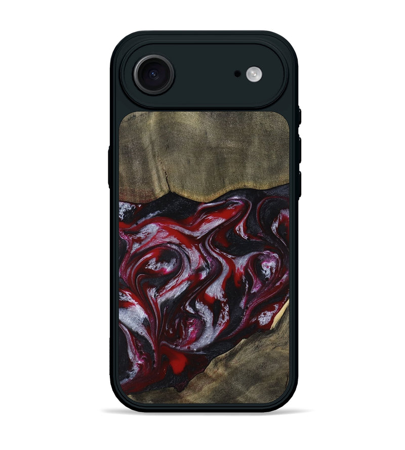 iPhone 17 Air Wood Phone Case - Royalty (Red, 816612)