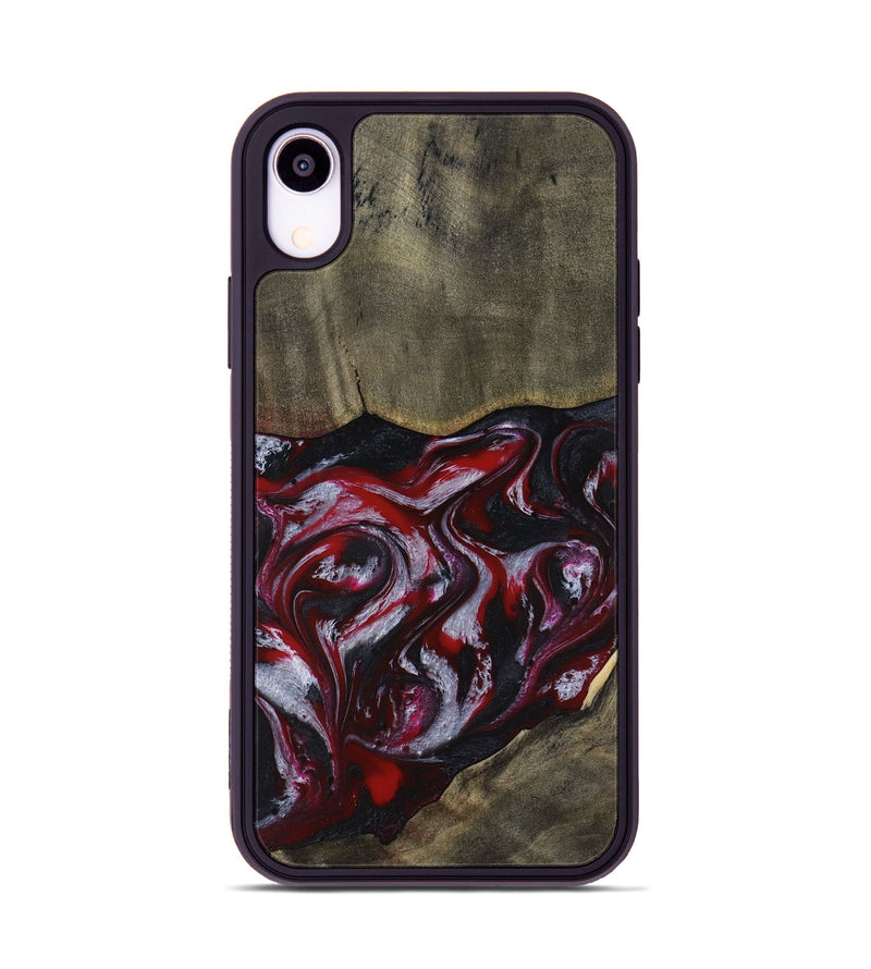iPhone Xr Wood Phone Case - Royalty (Red, 816612)